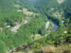 vue d'une partie de Goumois/France depuis le Rocher du Singe